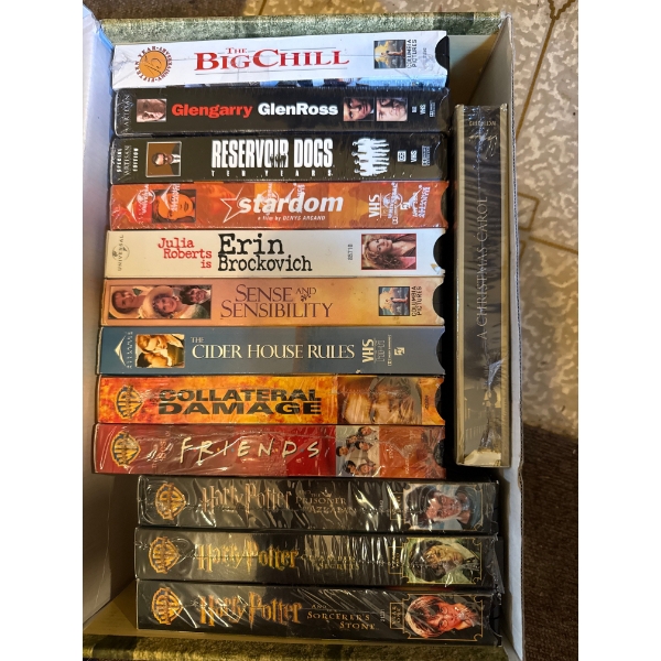 Assorted VHS Tapes, Like New Not Sealed 