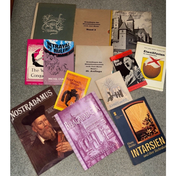 Book Variety - Includes Topics On Prophecy History & Craftsmanship - Nostradamus Bhagavad-Gita