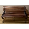 Image 1 : Get Your Bench On This Season - Wraught Iron w/ Wood Planks 36x17x26
