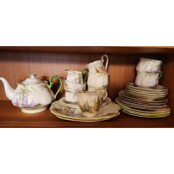 Royal Albert "Greenwood Tree" Teaset and Some "Kentish Rockery" Pieces