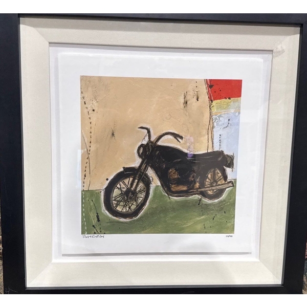 Motorcycle Print #273/950 w/ COA   By: JGANUCHEAH - 23X23 