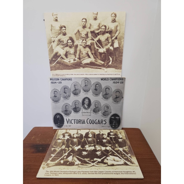 Antique Victoria Cougars Hockey Team Prints and Photographs