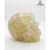 Image 3 :  Hand-Carved Natural Citrine Crystal Skull 5 IN T