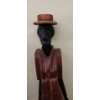 Image 5 : Carved Wooden Couple- Tallest: 3 W, 3 D, 17 T 
