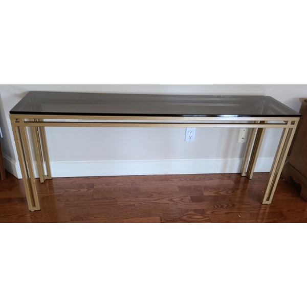 Metal & Glass Table (Solid) - 60W, 14D, 24T 