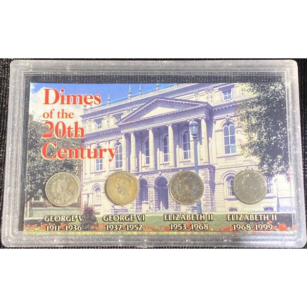 Canadian Dimes of the 20th Century Collection