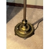 Image 2 : Antique-brass Floor Lamp with Beautiful Unrestored Shade

In Working Condition. 