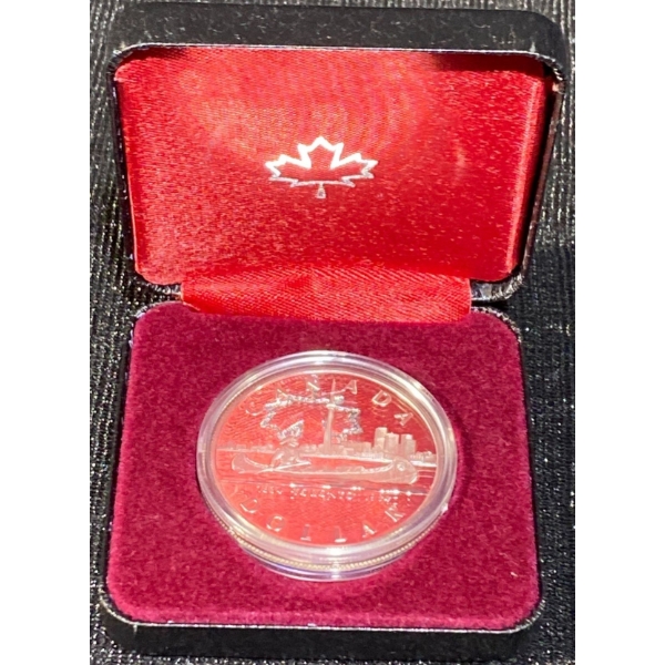 1984 Royal Canadian Mint Toronto's Sesquicentennial Proof Silver Dollar