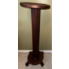 Image 4 : Decorative Home Furnishings - Pedestal Round End Table & Storage Foot Stool 37T