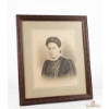 Image 4 : Antique Victorian-Era Portrait Photograph 19th Century, 26''WIDTH , 30''HEIGHT INCHES.