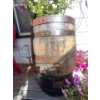 Image 1 : large oak Whiskey Barrel .