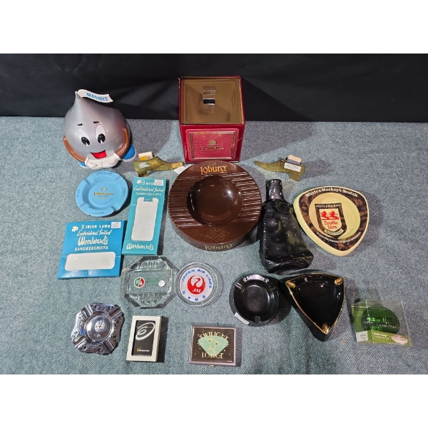 Ashtrays & More: B/A, Dunhill, Hershey, Frontenac