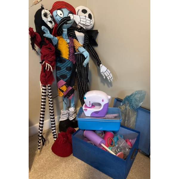 Playroom Essentials - Mini Sewing Machine 3ft Tim Burton's Characters & More