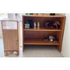 Image 1 : Small Shelf w/ Small Side Table; Contents NOT Included  (Larger Shelf is 33W, 17D, 32T) 