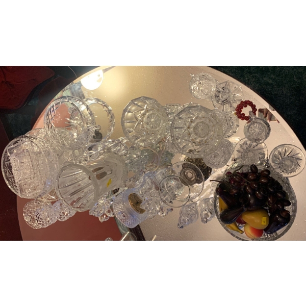 Large Set of Crystal Glassware 