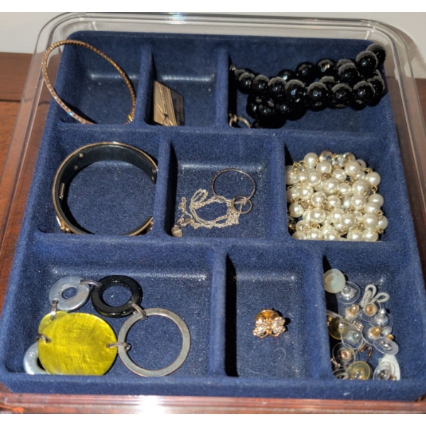 Ladies Fashion Jewelry Collection w/ Drawer Organizer Insert 
