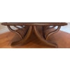 Image 3 : Rosewood Elephant Chair Upholstered In Fine Silk By Jim Thompson 26x26x35