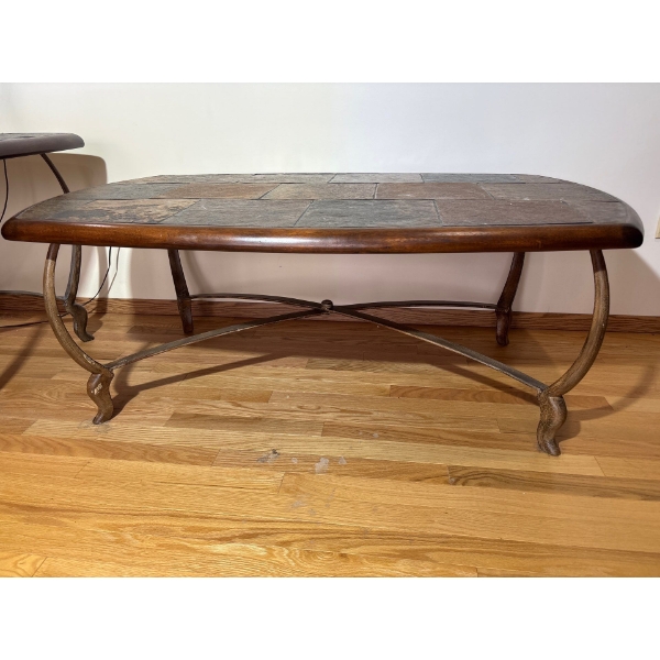 Coffee Table, End Table & Lamp Set