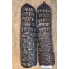 Image 1 : Pair of Masai Mara Hand Carved Wooden Wall Decor from Kenya
