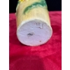 Image 4 : Chalk Vase with Yellow Flowers 7.5H