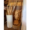 Image 1 : Set of Various Wood Pieces, Various Sizes; Wood and Plastic Container Only 