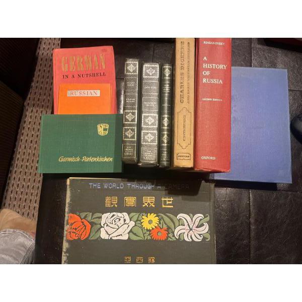 Collection of 10 vintage and antique books from Russia Dating back to early 1900's