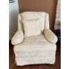 Sherrill Cream Armchair Spinning - Great Condition 32W x 35D x 37T Firm Comfortable