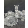 Image 2 : Assorted Decor Glassware- Oval Plate 10.5 X 7.5, Tallest Vase: 4.5" Top, 8 T and More!