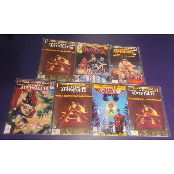 'Marvel Magazine Group 'Paradox' & 'Bizarre Adventures' Vintage Magazine Collection 