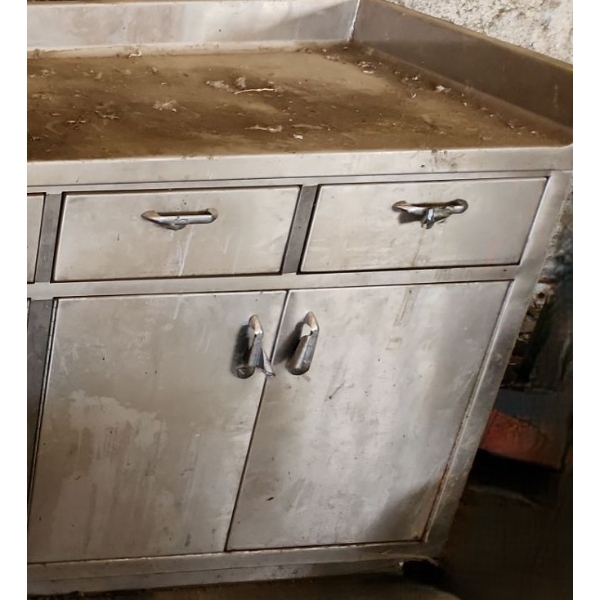Commercial Stainless Steel Utility Cupboard/ Counter 68 W, 23 D, 40 T 