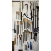 Image 1 : Whole Walls Worth Of Metal Files Clamps Pry Bars & More 