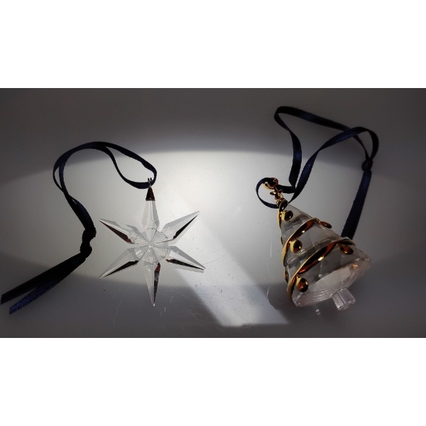 Swarovski Crystal Christmas Tree Charms Star & Tree 1T