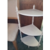 Image 3 : Chair 18 W, 17 D, 30.5 T, Corner Shelf 18.5 W, 12.5 D, 31 T, Mirror 22.5 X 26.5 
