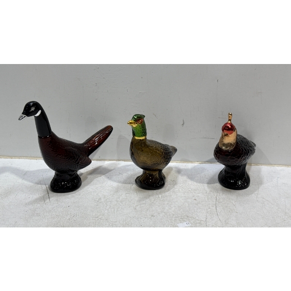Avon Goose and Quail Shaped Bottles