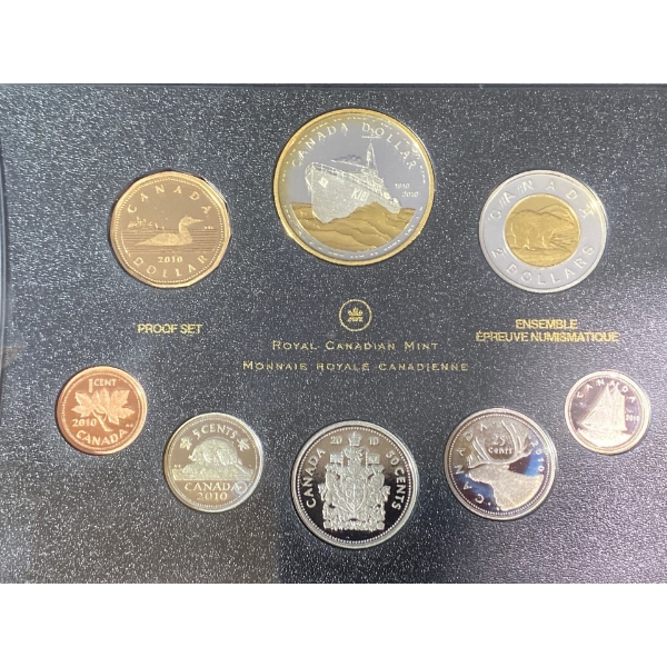 2010 Royal Canadian Mint Sterling Silver Proof Set