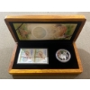 Image 1 : 2005 Canada $5 Pure Silver Coin and Stamps Set Featuring White-Tailed Deer