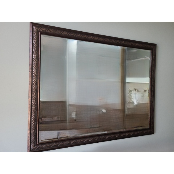 Decorative Bevelled Glass Wall Mirror 54 X 42