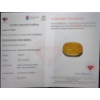 Image 2 : 9.24 ct Certified Yellow Sapphire gemstone ($12,606 Appraisal)