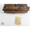 Image 4 : Antique Balance Scale,  Early 19th Century, Used For Weighing Gold, Silver Coins, 13''H 11''W INCHES