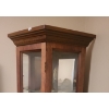 Image 2 : Wooden Corner Display Cabinet 24 W, 11 D, 72 T
