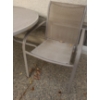 Image 3 : Patio Table w/ Wooden Top 47.5 W, 28 T and Two Chairs 23.5 W, 21.5 D, 33.5 T