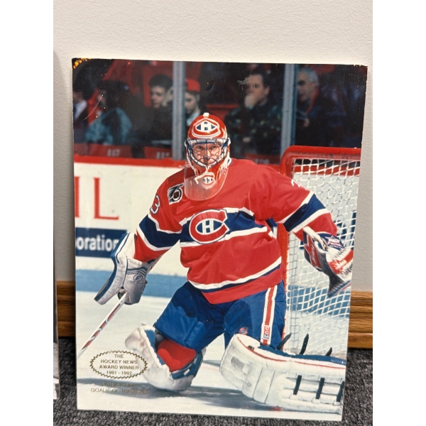 Montreal Canadiens Photos Including Signed Jean Béliveau Piece