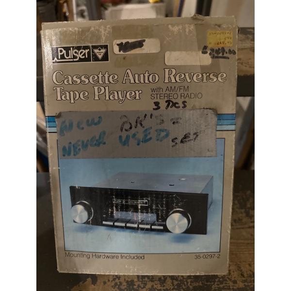 Pulser Cassette Auto Reverse Tape Player Unused, In Box 