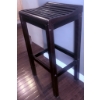 Image 2 : Three Wooden Bar Stools with Slatted Seats