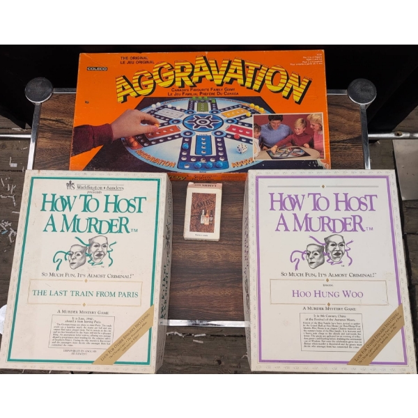 Vintage Board Games and Lamb's Navy Playing Cards Set