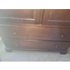 Image 4 : Lovley Two Drawer Wood Armoire 42 1/2 w 62 1/2 h