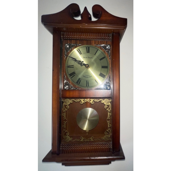 Vintage Daniel Dakota Westminister Chime Winding Wall Clock 21T