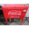 Image 2 : Coca-Cola Beverage Cooler on Wheels "Drink Coca-Cola Ice Cold"