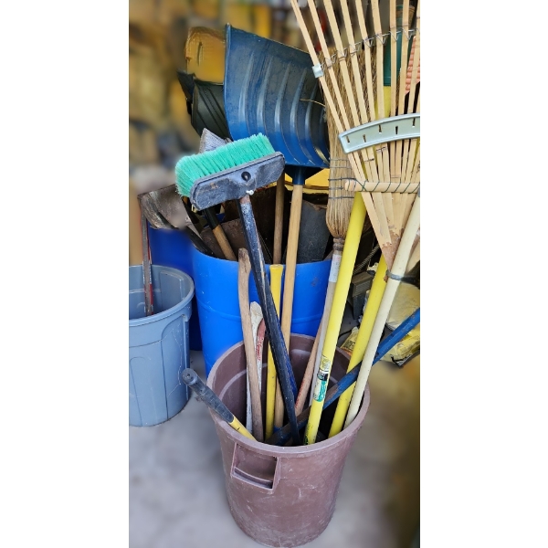 Large Assortment of Garden Tools, 48" Farm Jack 