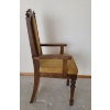 Image 2 : Wooden & Fabric Chair - 21W, 17D, 41T 